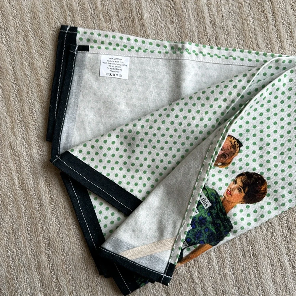 Boston International Anne Taintor Cotton Kitchen Towels Set of 2 Moderation Who?